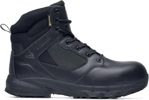 ACE Work Boots Defense, Men's, Women's, Unisex 8" or 6" Nano Composite Toe (NCT) Work Boots, Slip Resistant, Water Resistant, Black