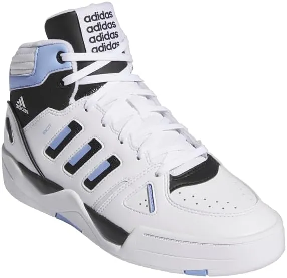 adidas Mens Midcity Mid Lace Up Sneakers Shoes Casual - White
