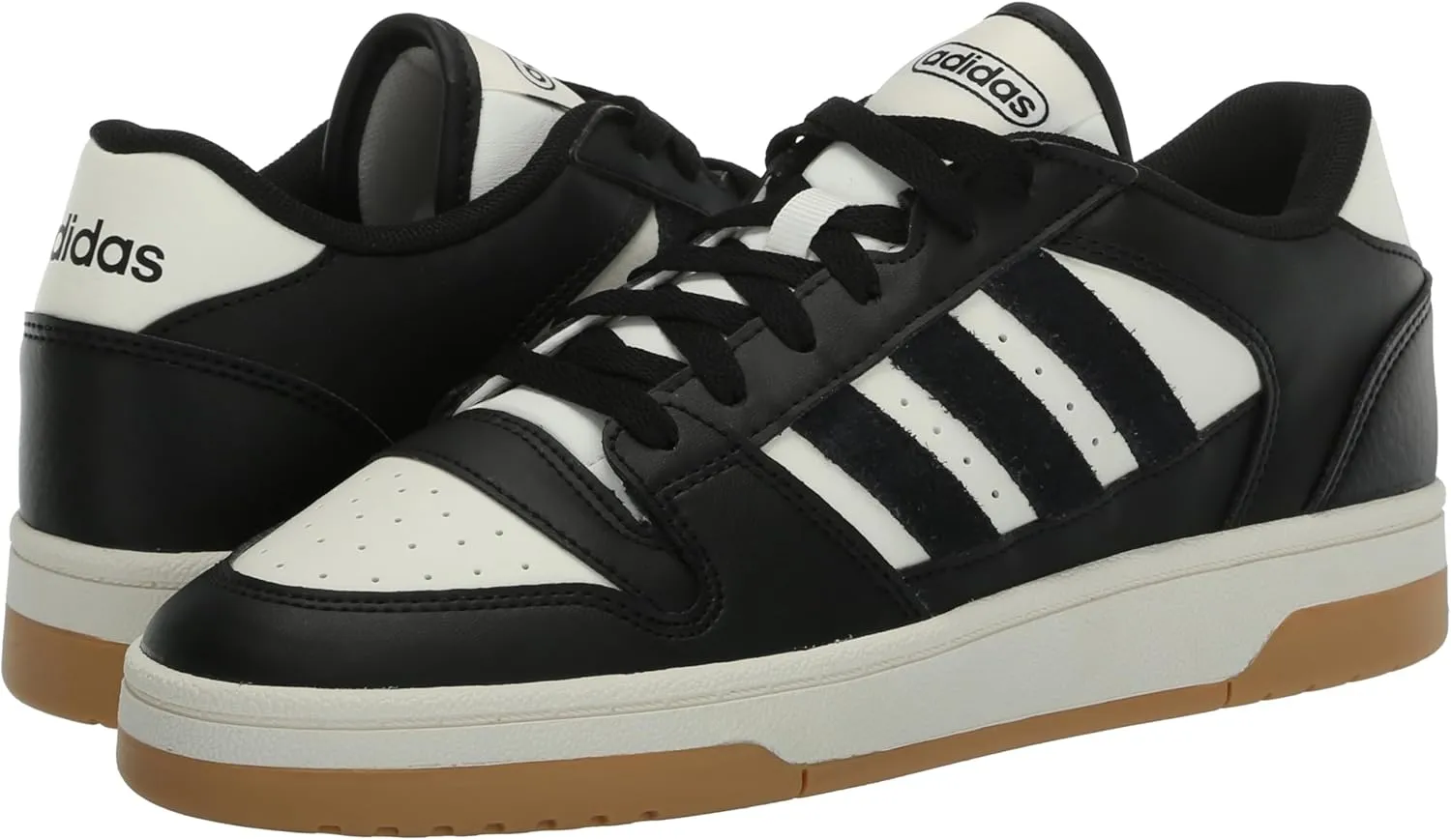 adidas Womens Break Start Low Lace Up Sneakers Shoes Casual - Off White