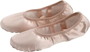 Anti- for Silk Gymnastic Rhythmic Ballet Girls Gymnastics Slippers Dancing Girls/Toddlers/Kids/Women Flats Slipper Size Womens Shoes Women Dance Color Flesh Soft Adults - Satin