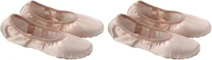 Anti- for Silk Gymnastic Rhythmic Ballet Girls Gymnastics Slippers Dancing Girls/Toddlers/Kids/Women Flats Slipper Size Womens Shoes Women Dance Color Flesh Soft Adults - Satin