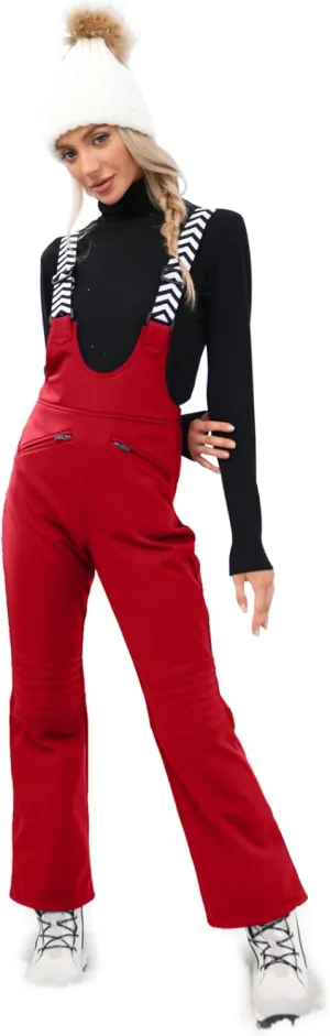 Aoysky Women's Snow Bibs Insulated Bib Overalls Waterproof Ski Bibs Windproof Ski Pants Breathable Snowsuit