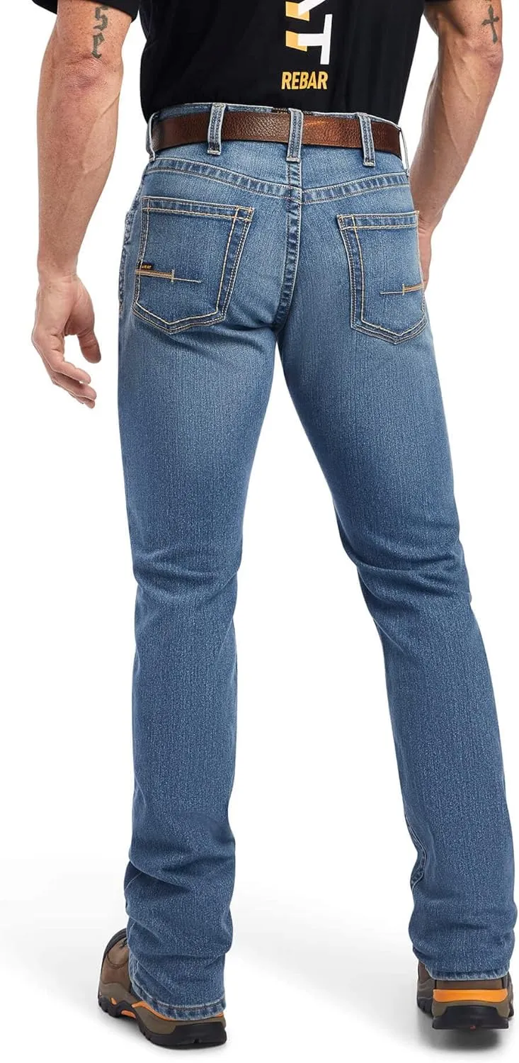 ARIAT Men's Rebar M4 Stretch Canvas 5 Pocket
