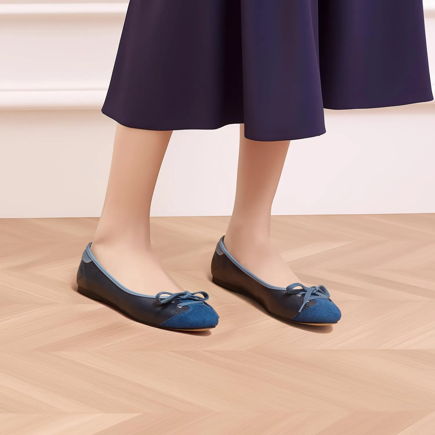 Ballet Flats for Women;Sporty Ballet Shoes;Round Toe Casual Slip on Ballerina Shoes.