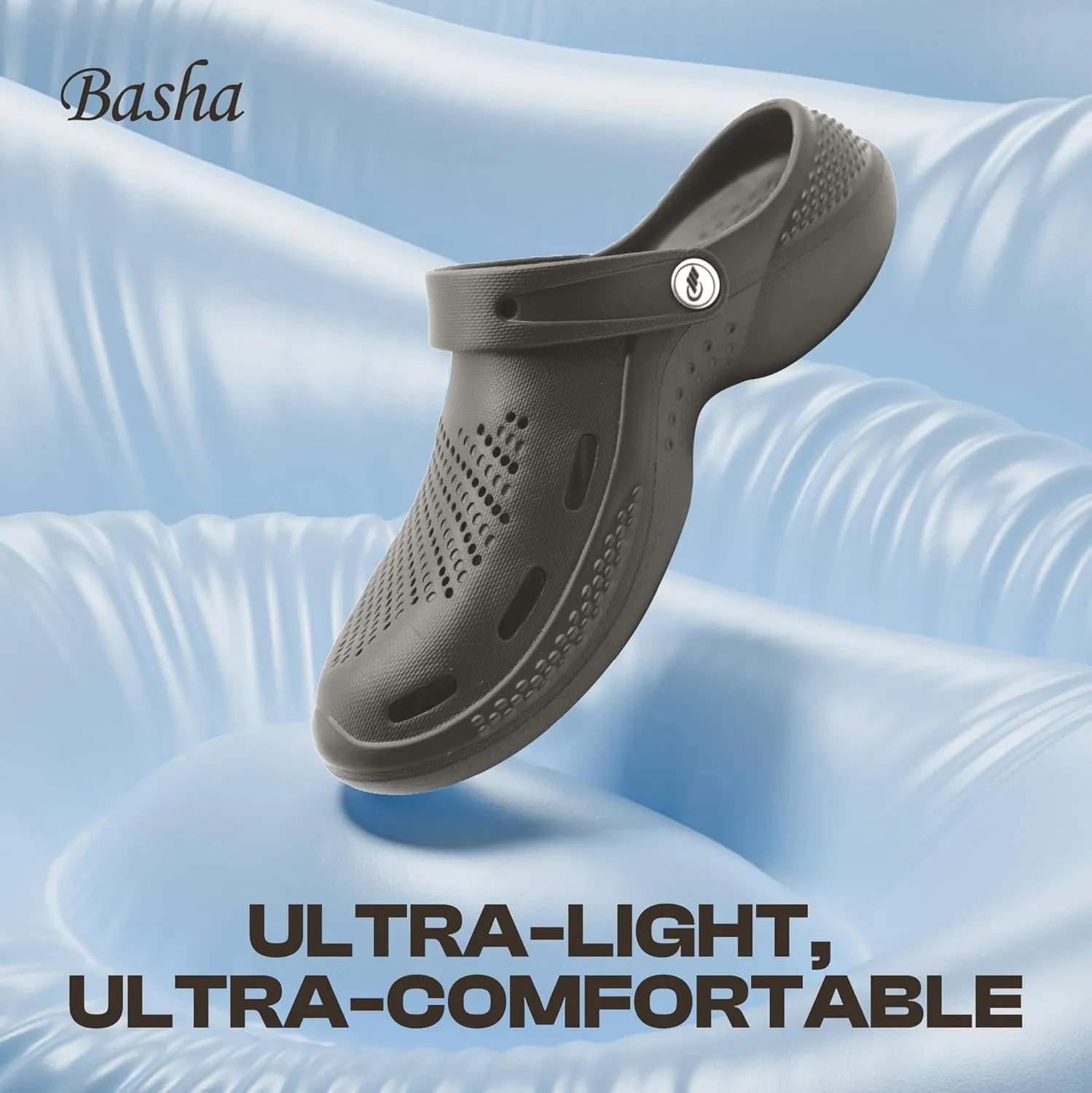Basha Unisex Garden Clogs Slippers Sandals for Men and Women, Great for Outdoor