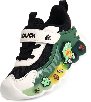 B.Duck Toddler Shoes for Girl and Boy Kids Shoes Toddler Sneakers Girls Shoes [Cute Cartoon Duck] Toddler Running Shoes Toddler Sneakers for Toddler/Little Kid Shoes Size 6-12