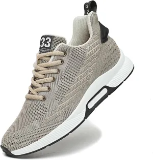 BMINFEE Men's Invisible Height Increasing Elevator Shoes Lightweight Sport Shoes Height-Boosting Breathable Lace up Sneakers 2.4 Inches