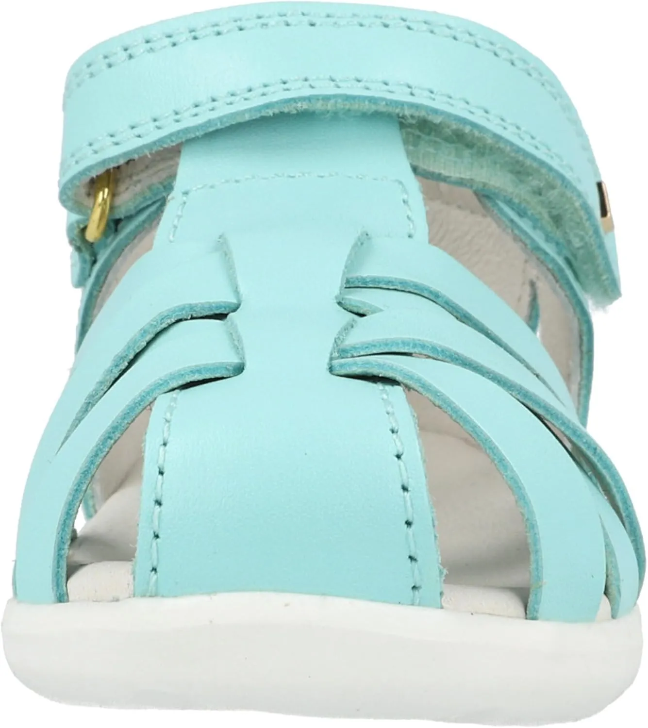 Bobux Step Up Tropicana II Mist Sandals Quickdry Leather Kids Closed-Toe Adjustable Strap