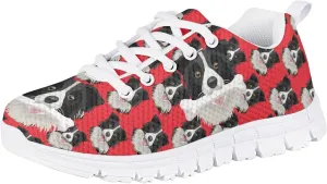 Boys and Girls Cute Cat Dog Print Running Tennis Shoes School Daily Casual Sneakers