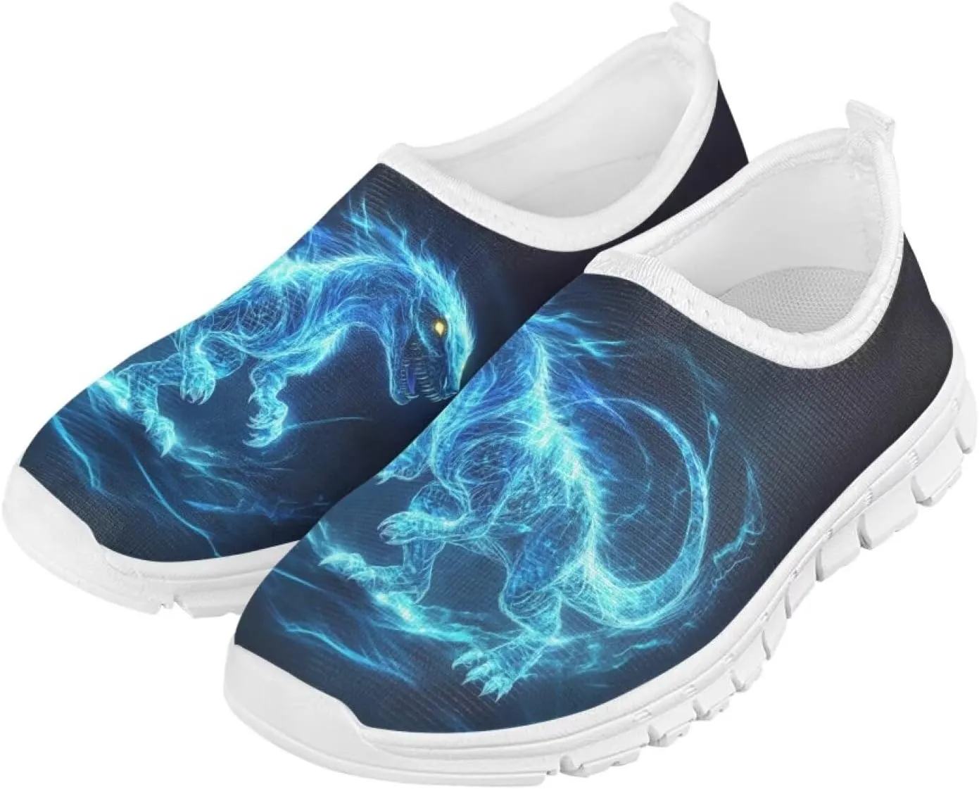 Boys Running Slip On Shoes Breathable Kids School Athletic Shoes for Travel