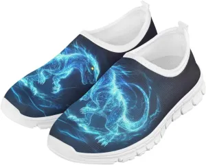 Boys Running Slip On Shoes Breathable Kids School Athletic Shoes for Travel