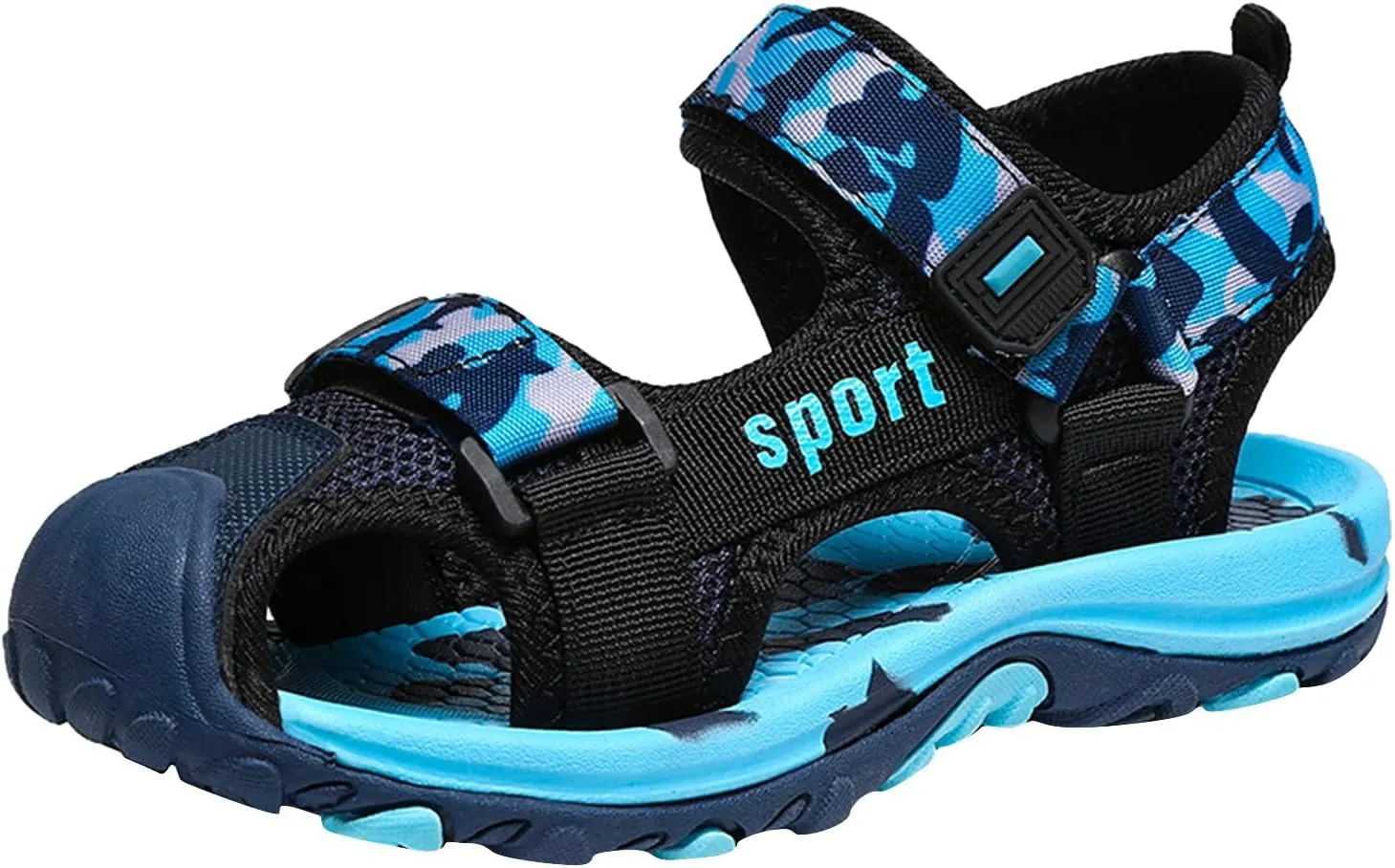 Boys' Sandals Closed-Toe Summer Athletic Sandals Hiking Anti-Slip Beach Outdoor Soft Sole Casual Shoes For Toddler