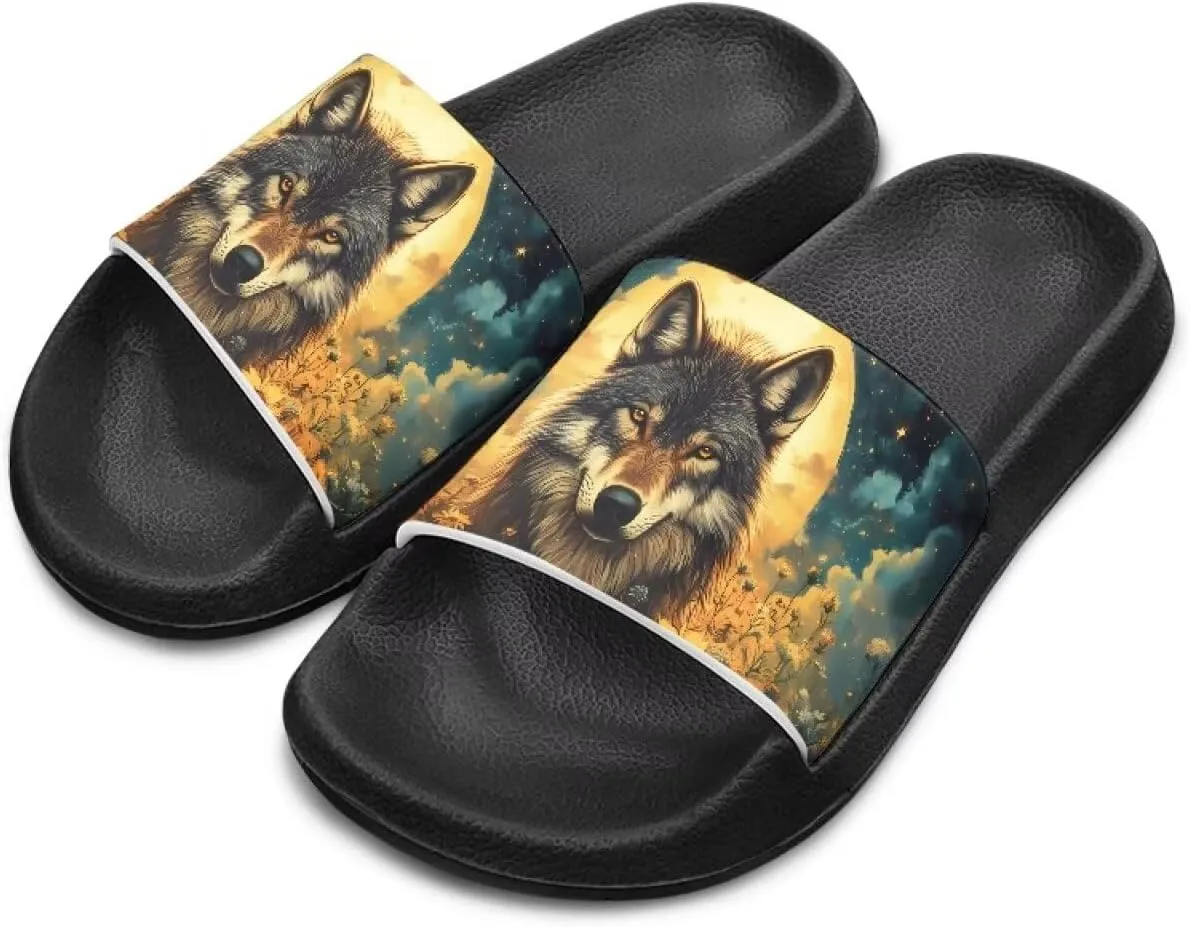 Boys Slides Sandal Non-slip Kids Pool Slides for Beach Lightweight