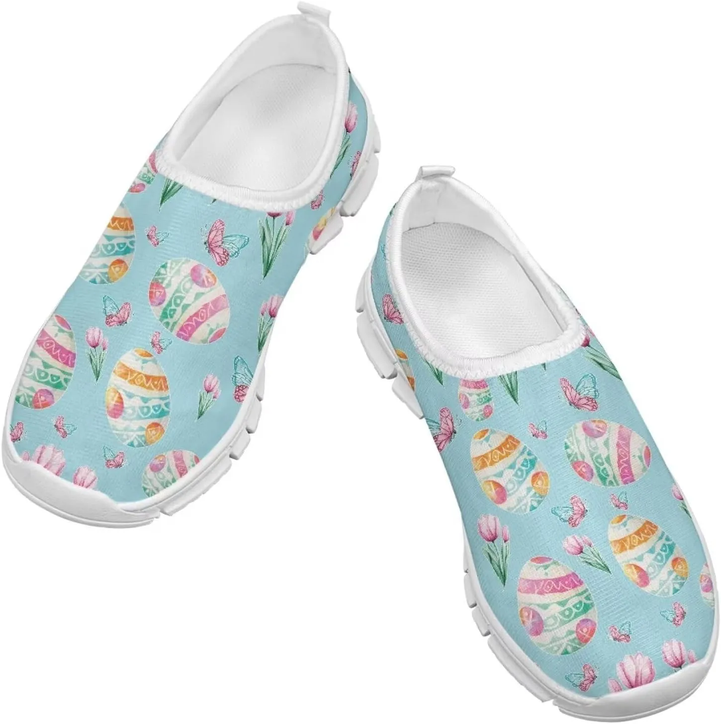 Boys Slip On Shoes Novelty Print Kids School Running Shoes for Holiday