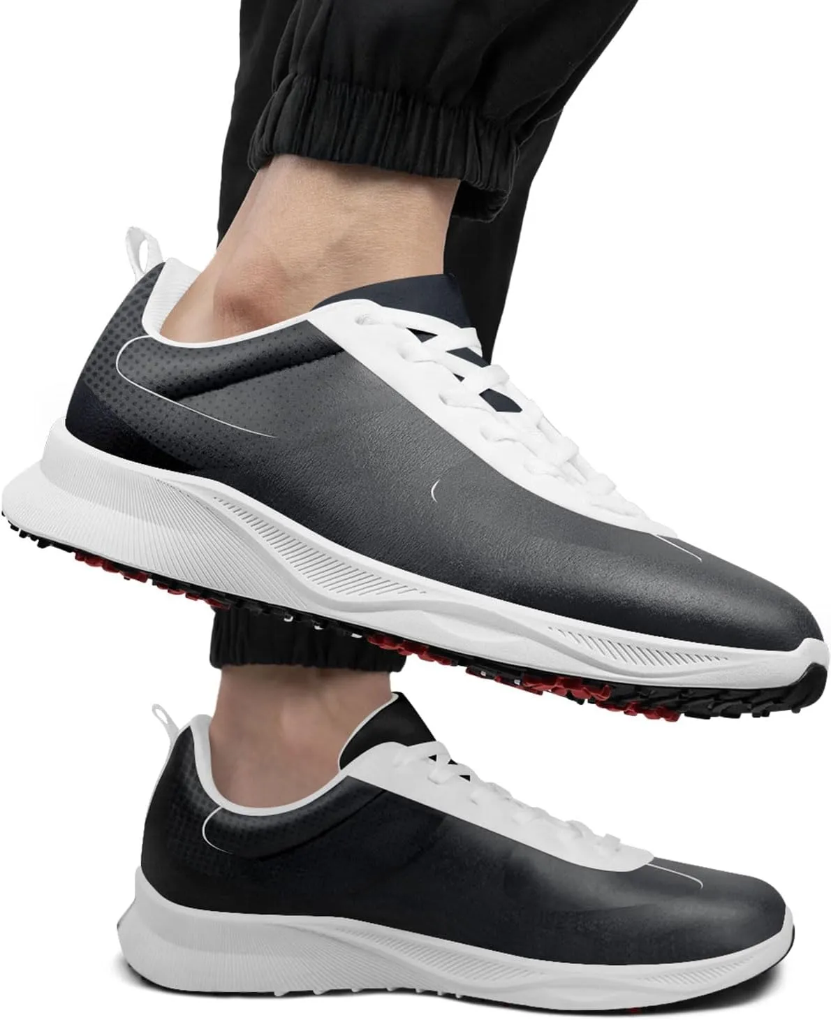 Breathable Golf Shoes for Men with Air-Outer, Ultra-Light Performance Walking Sneakers Enhanced Grip Sports Footwear