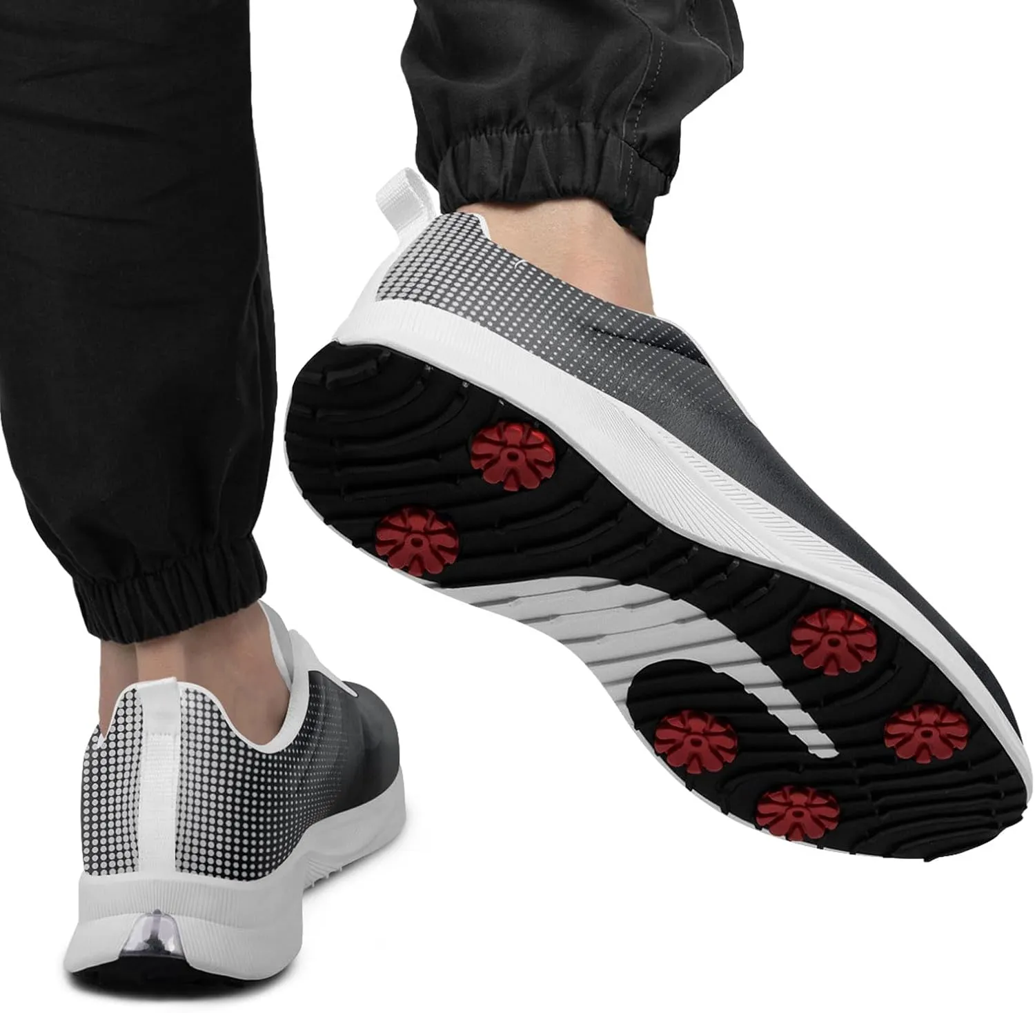 Breathable Golf Shoes for Men with Air-Outer, Ultra-Light Performance Walking Sneakers Enhanced Grip Sports Footwear