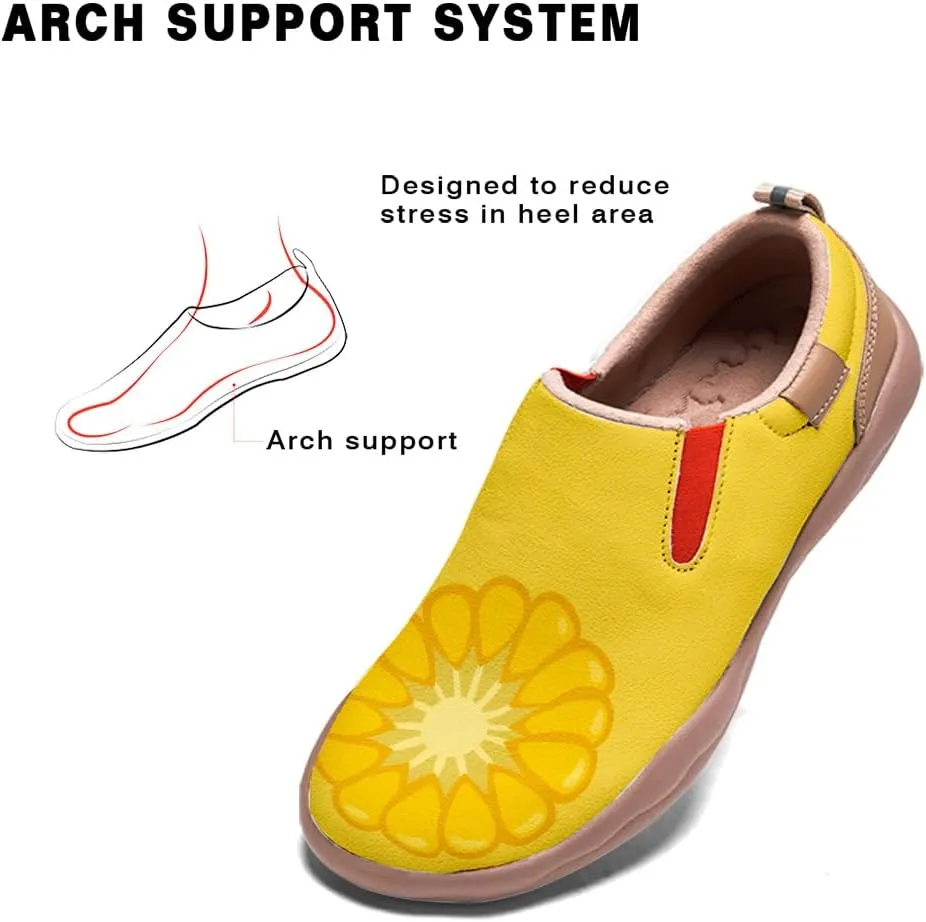 Casual Shoes for Men Art Painted Slip On Loafers Lightweight Fashion Travel Walking Sneaker