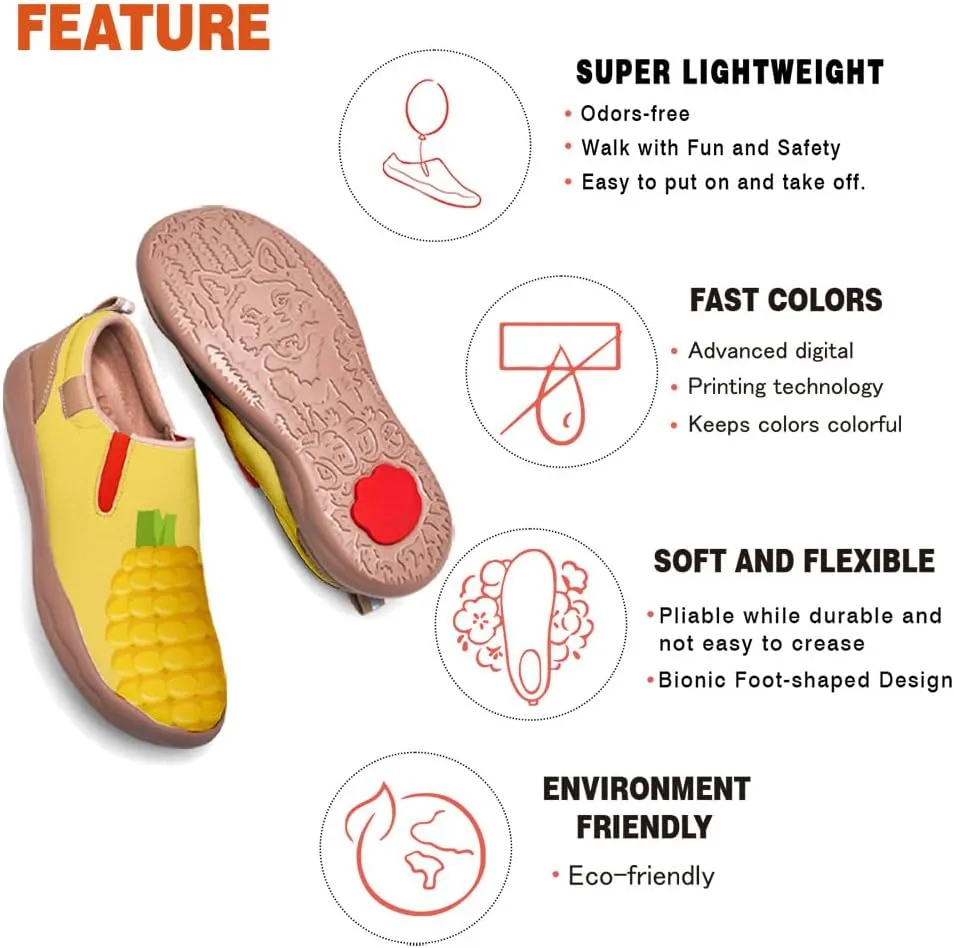 Casual Shoes for Men Art Painted Slip On Loafers Lightweight Fashion Travel Walking Sneaker