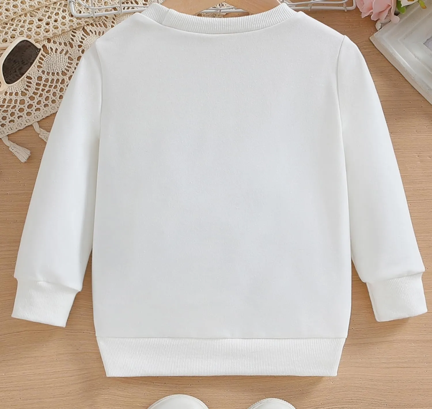 Christmas Outfit Toddler Baby Girl Pink Sweatshirt Long Sleeve Crewneck Pullover Xmas Santa Shirt Tops Winter Clothes
