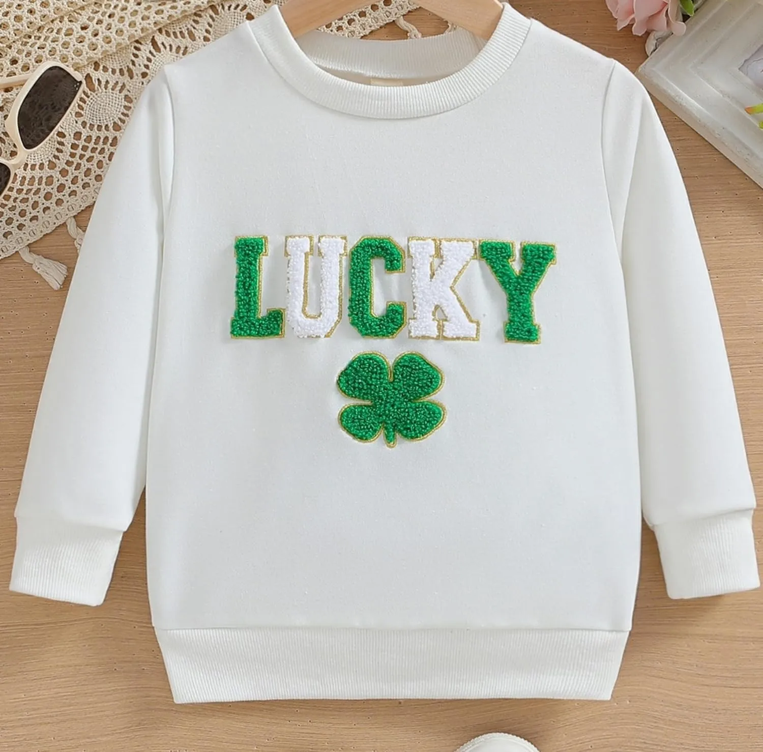 Christmas Outfit Toddler Baby Girl Pink Sweatshirt Long Sleeve Crewneck Pullover Xmas Santa Shirt Tops Winter Clothes