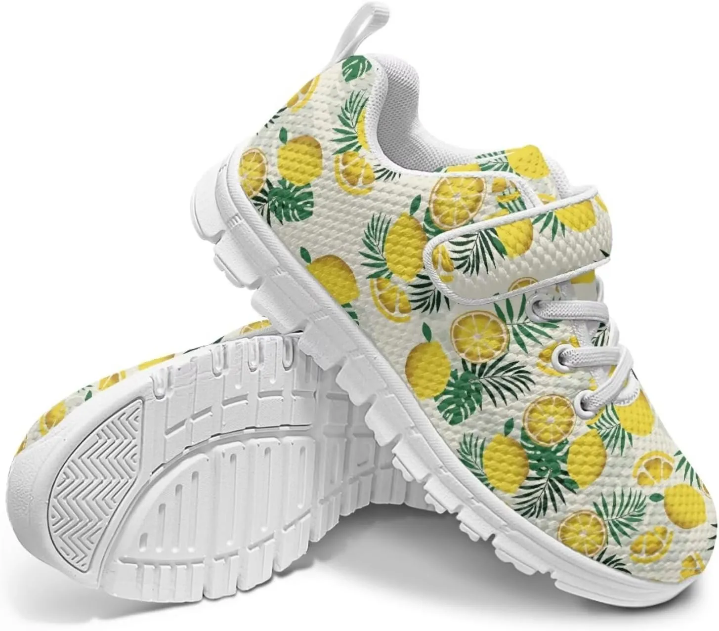 Coloranimal Kids Sneakers Walking Shoes Sports Shoes for Girls Slip On Sneakers Running Shoes Single Buckle Lace Up Shoes