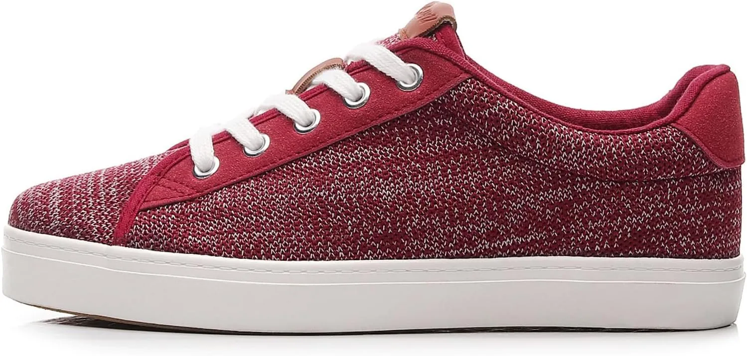 Cull4U Women's Flexible Knitting Low-Top Sneaker Shoe