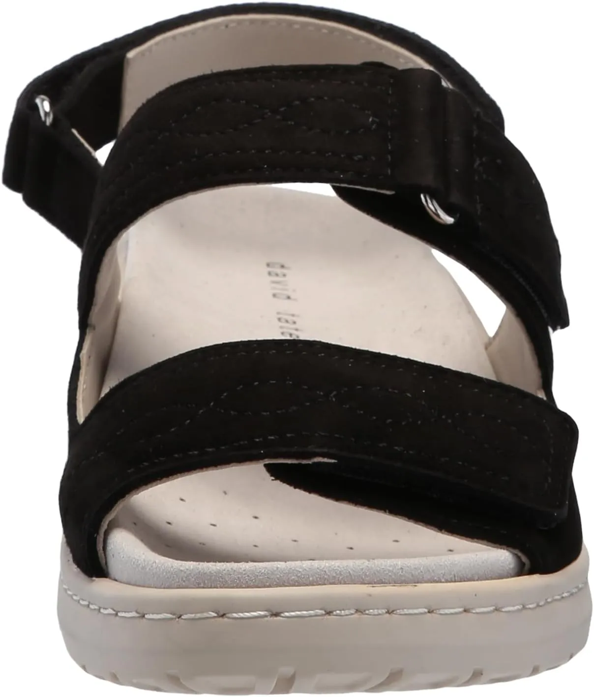 David Tate Womens Key Suede Peep Toe Slingback Sandals