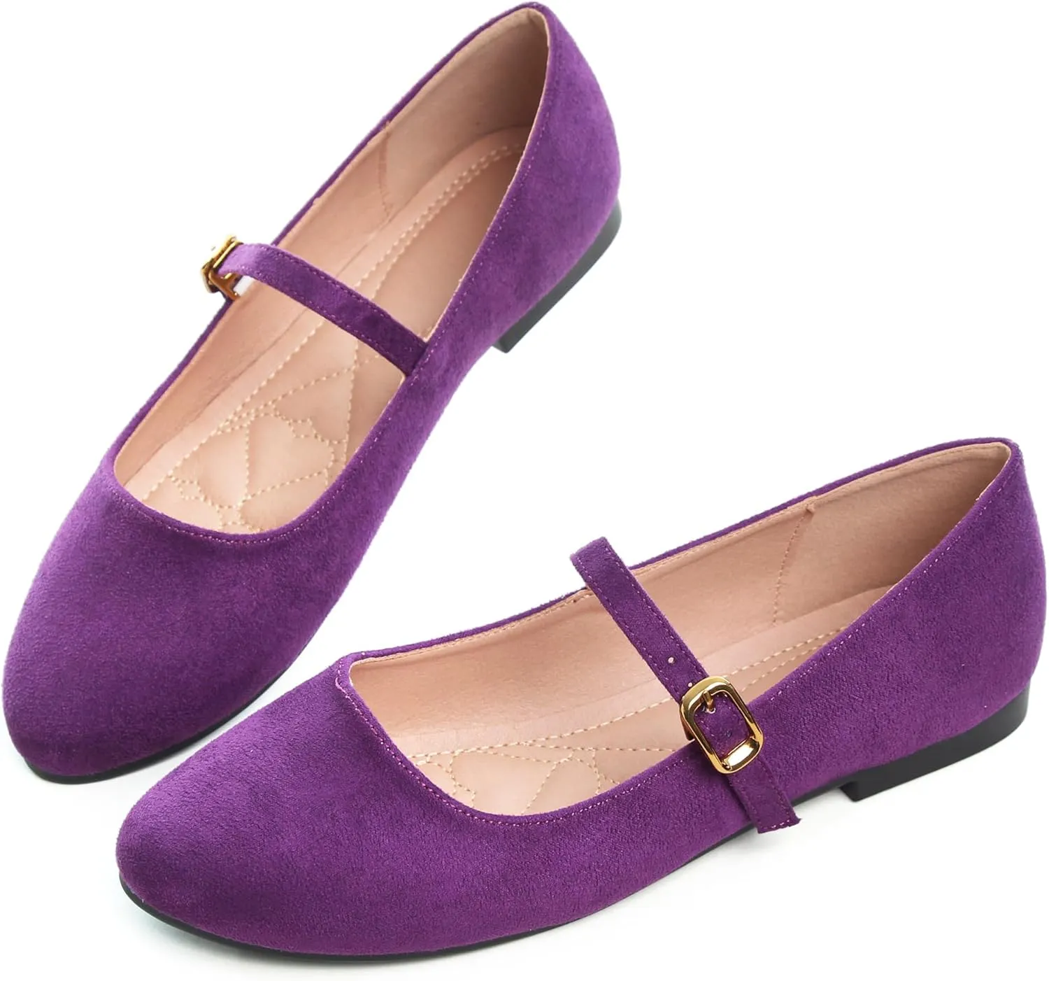 Dear Time Women's Ballets Flats Comfortable Office Work Flat Shoes Slip-on Loafers Casual Walking Driving Shoes