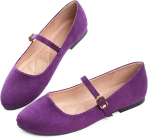 Dear Time Women's Ballets Flats Comfortable Office Work Flat Shoes Slip-on Loafers Casual Walking Driving Shoes