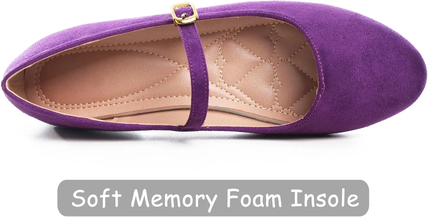 Dear Time Women's Ballets Flats Comfortable Office Work Flat Shoes Slip-on Loafers Casual Walking Driving Shoes