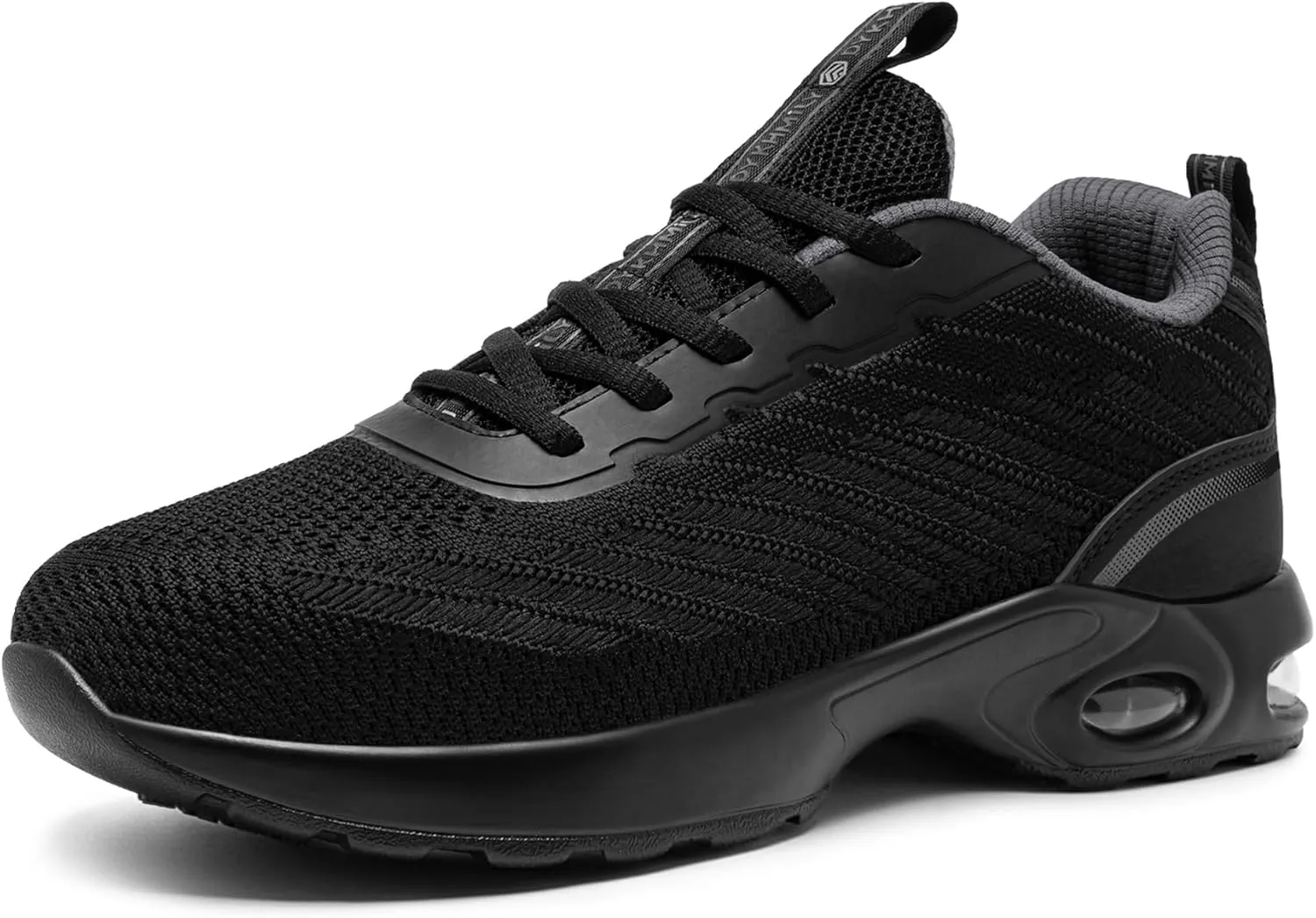 DYKHMILY Steel Toe Shoes for Men Lightweight Work Shoes Comfortable Safety Shoes Air Cushion Construction Shoes
