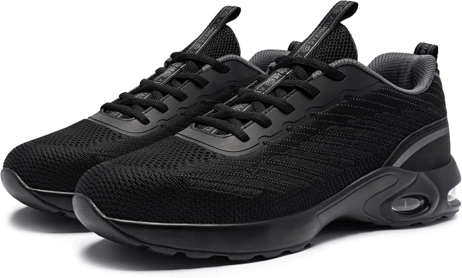 DYKHMILY Steel Toe Shoes for Men Lightweight Work Shoes Comfortable Safety Shoes Air Cushion Construction Shoes