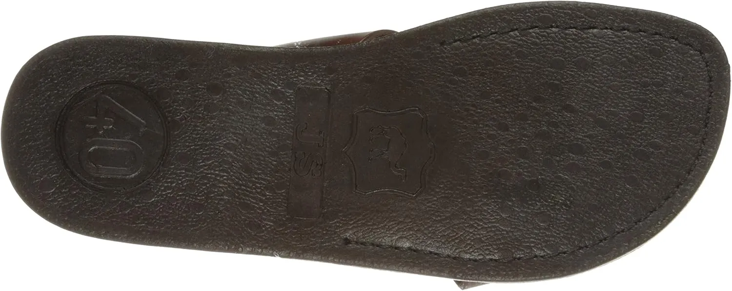 Elan - Leather Cross Strap Sandal - Womens Sandals