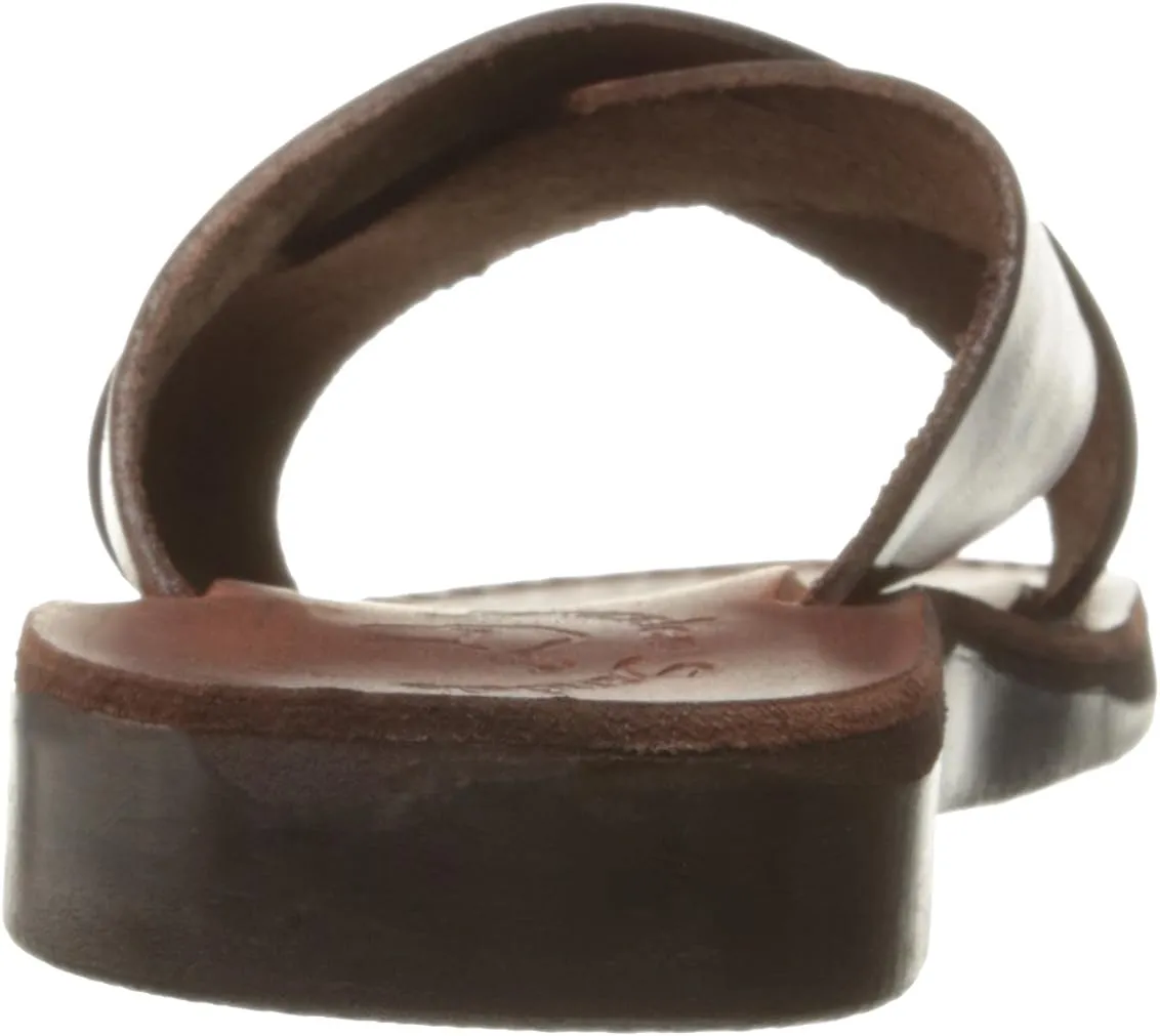Elan - Leather Cross Strap Sandal - Womens Sandals