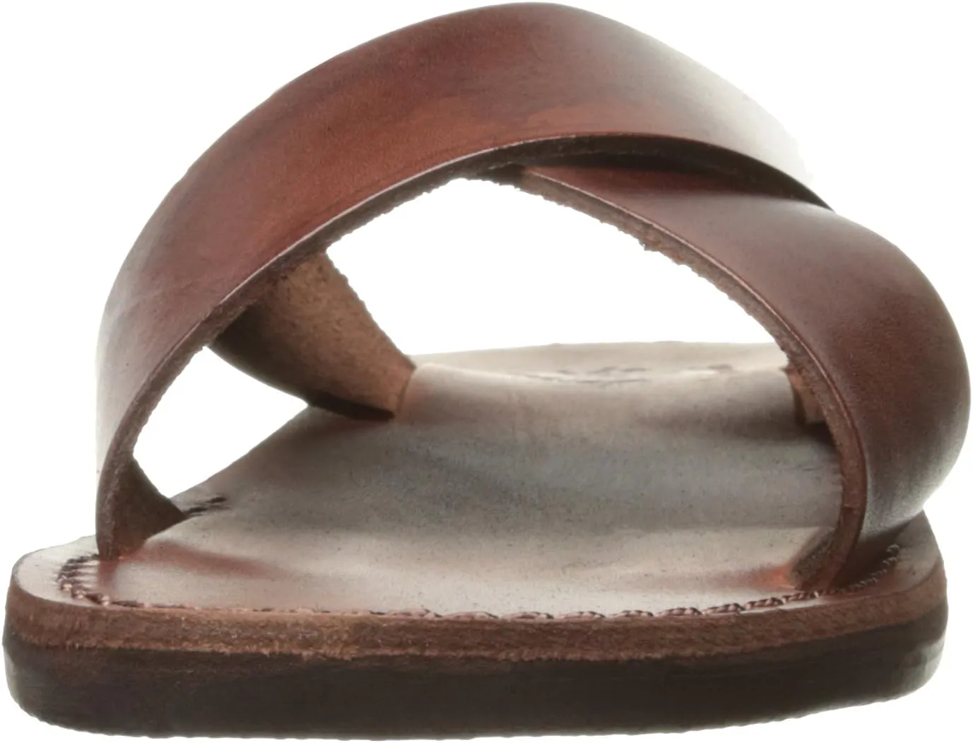 Elan - Leather Cross Strap Sandal - Womens Sandals