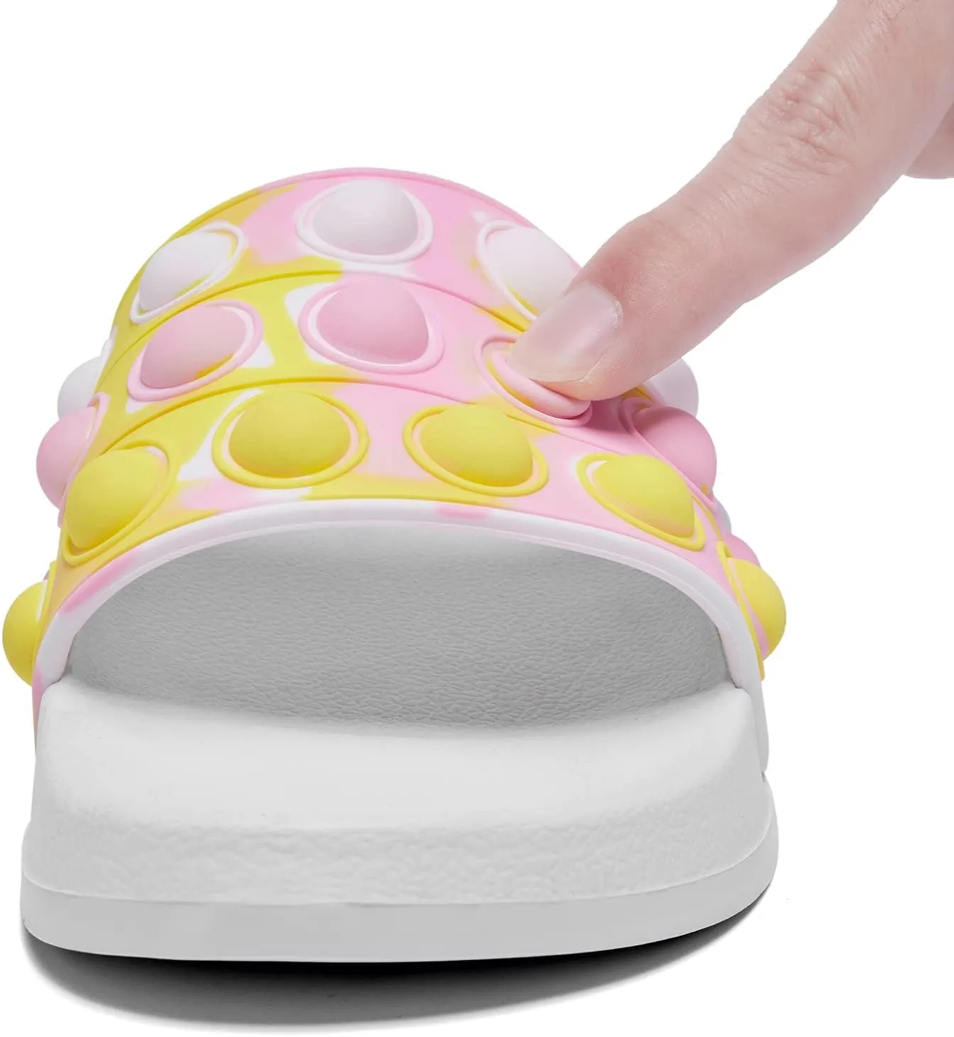 Engtoy Kid Boys Girls Slides Sandals For Kid Unisex Child Slippers Lightweight Non-slip Open Toe Comfy Shower Beach Funny Slide Sandals
