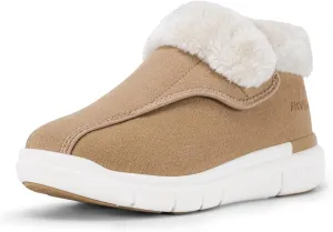 FitVille Diabetic Shoes for Women Wide Width, Warm Adjustable Boots Swollen Feet Shoes for Elderly Foot Pain Relief Plantar Fasciitis Neuropathy