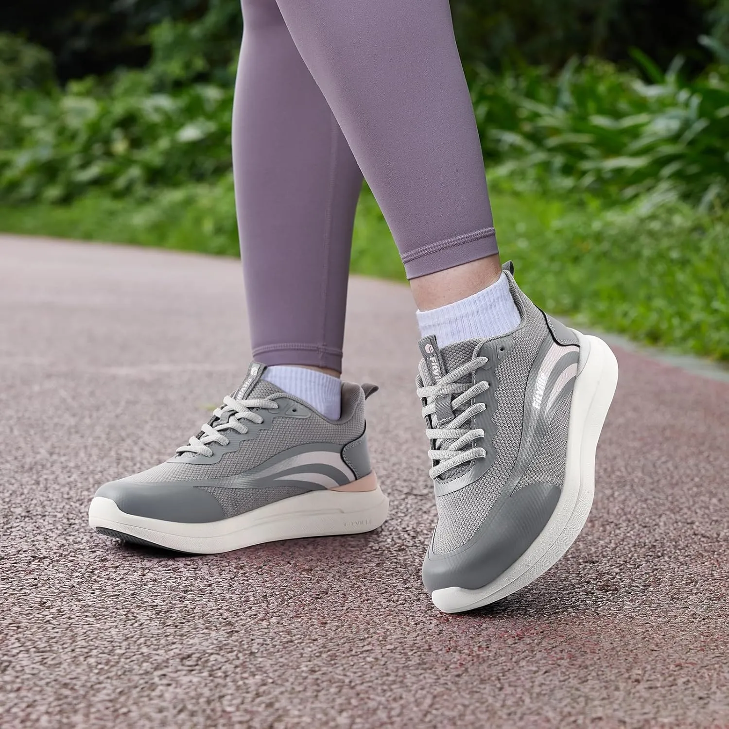 FitVille Wide Width Sneakers for Women Extra Wide Cross Training Shoes Athletic Shoes Workout Gym Shoes with Arch Support