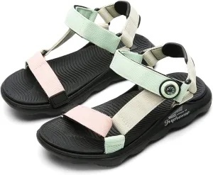 FLIOZY Sandals Girl's Hiking Sandals Kids Adjustable Straps Open Toe Sport Sandals Toddler Summer Sports Outdoor Shoes