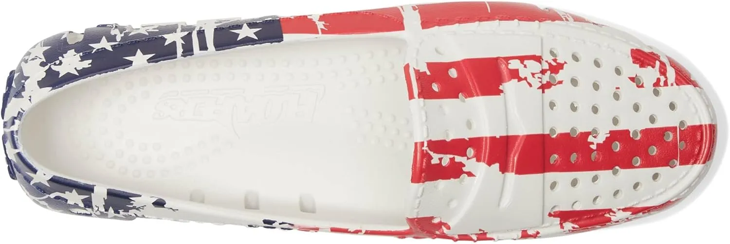 Floafers Women's Posh Driver Print Boat Shoe