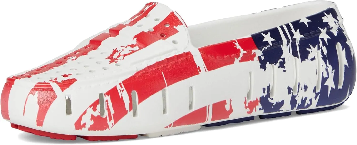 Floafers Women's Posh Driver Print Boat Shoe