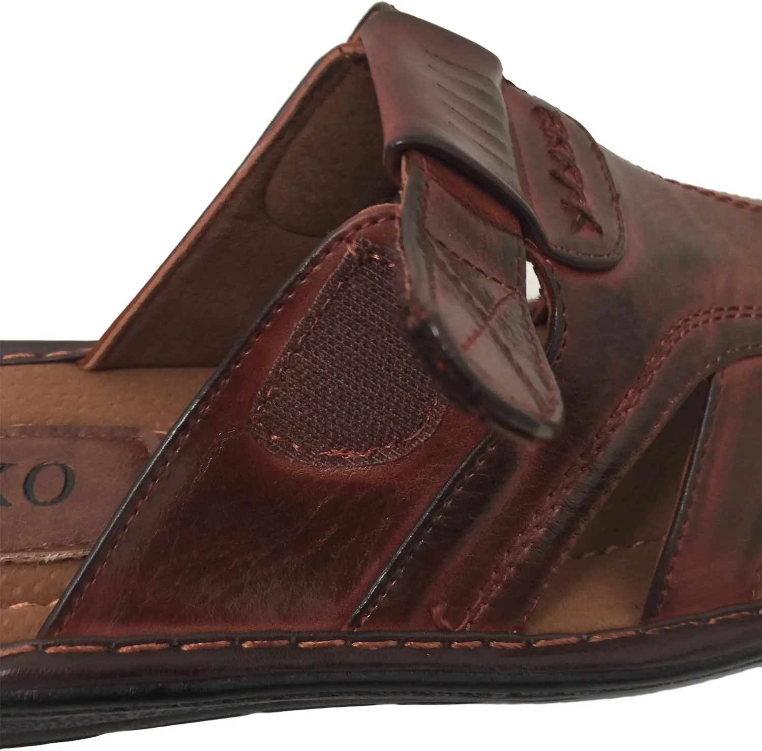 FLV Men's Sandals Open Toe Slide Casual Fisherman Summer Flip Flops Shoes