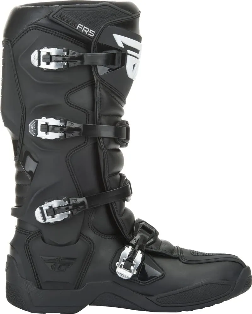 Fly Racing FR5 Men's Protective Motocross Boots for Dirt Bike, Motorcycle, Offroad Riding