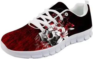 Forchrinse Spiral Tie Dye Print Running Shoe for Men/Women,Lightweight Fashion Sneakers Road Walking Shoes