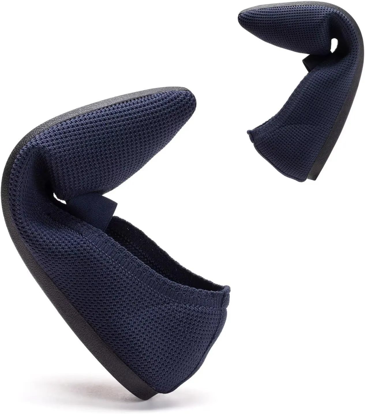 Frank Mully Womens Knit Flats Pointed-Toe Shoes with Elastic Straps Ballerina Flat Shoes for Women Dressy