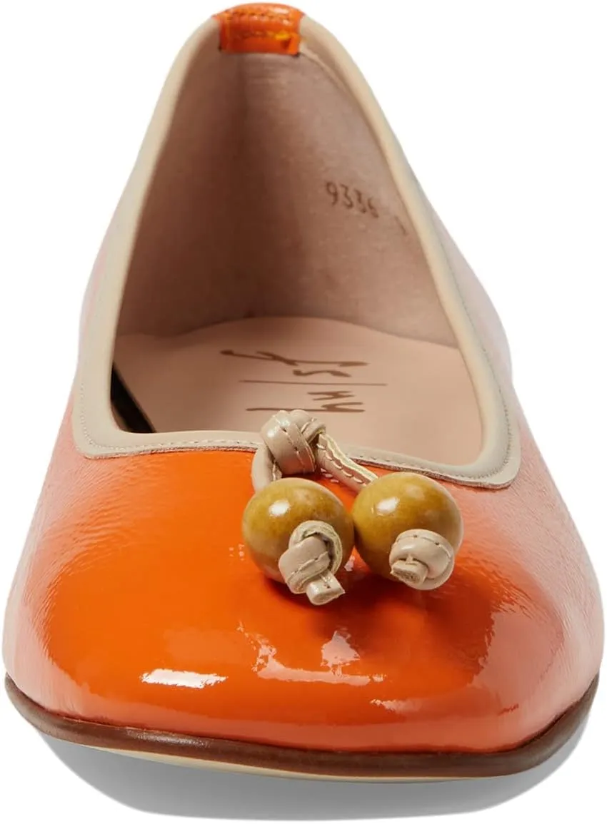 French Sole Rumba - Flats for Women - Leather Lining - Microfiber Footbed - Rubber Outsole - Stacked Heel