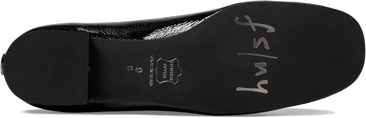 French Sole Rumba - Flats for Women - Leather Lining - Microfiber Footbed - Rubber Outsole - Stacked Heel