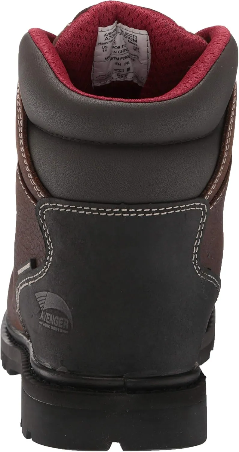 FSI FOOTWEAR SPECIALTIES INTERNATIONAL Men's 6" Leather Carbon Comp Toe Waterproof Eh Slip Resistant Boot