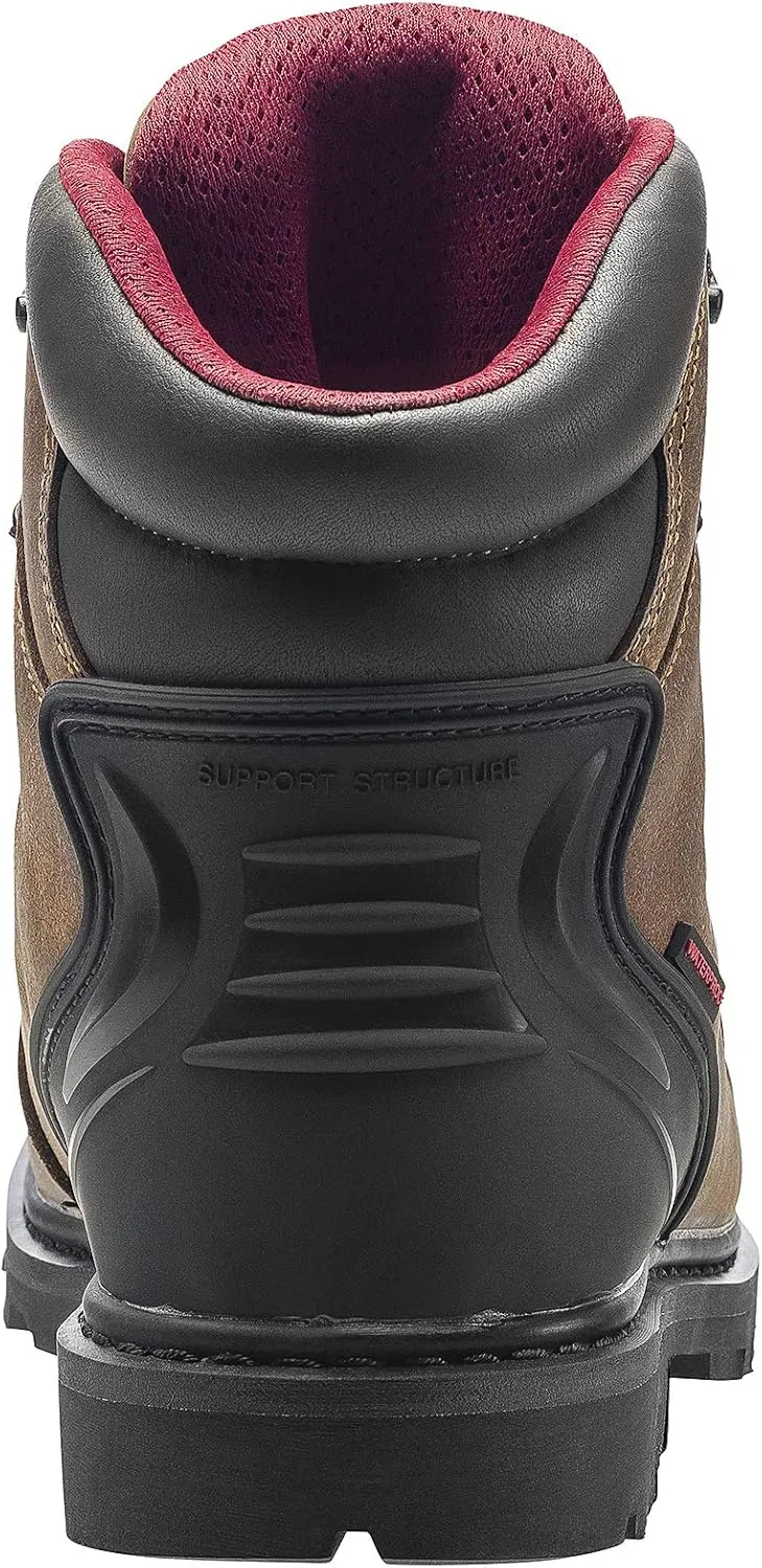 FSI FOOTWEAR SPECIALTIES INTERNATIONAL Men's 6" Leather Carbon Comp Toe Waterproof Eh Slip Resistant Boot