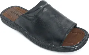 GFLM Men's Sandals Comfortable Opened Toe Thong Casual Flip Flops Slip On Slide Slippers
